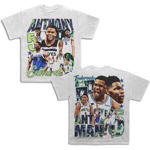 Anthony Edwards Ant-Man Retro Graphic T-Shirt Minnesota Timberwolves Fan App